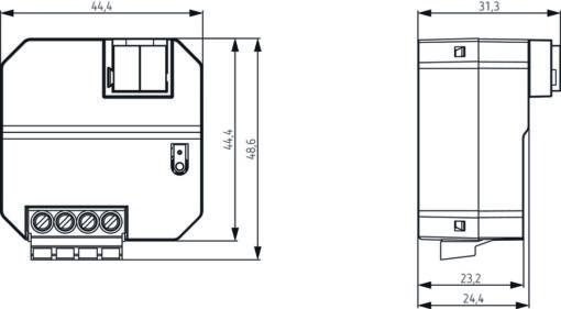 LUXORliving H1 Flush Heating Actuator - Image 2