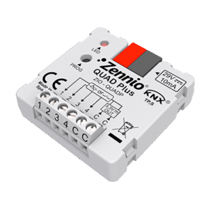 Zennio QUAD Plus. Input module with 4 analog-digital inputs