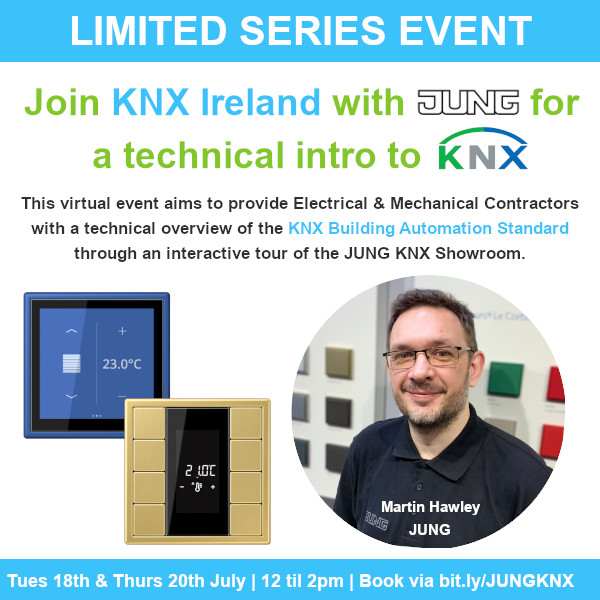 KNX Ireland intro to KNX with JUNG, Martin Hawley JUNG