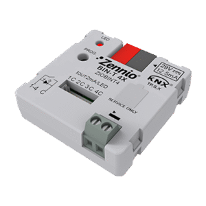 Zennio BIN-T 4X Universal Binary Input Interface, 4Channel