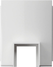 GIRA Adapter Cab Entry Chan  15 X 15 Mm Gira Studio P White