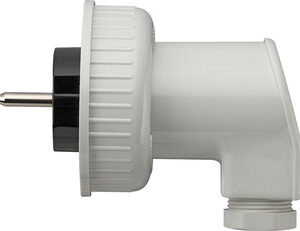 GIRA Schuko Plug Wd Surface-Mounted Grey