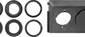 GIRA Uni Ins Data Cap Adapter Set Accessories