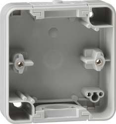 GIRA Lhs 1-G W/O Cab Entry Wp Sm Grey