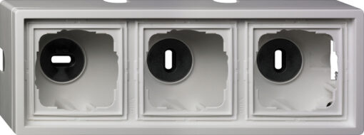 GIRA Sm Hous  3-G + Fr  Gira F100 P White