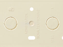 GIRA Mount Pl  2-G Combi Sm Sm Cr White