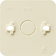GIRA Mount Pl  1-G Sm Cr White