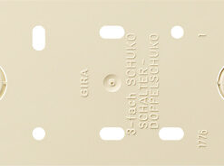 GIRA Mount Pl  3-G Sm Cr White
