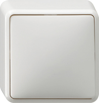 GIRA Rocker Sw  Cb 2-P Sm P White