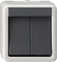 GIRA Rocker Sw  Series Sw  Wp Sm Grey