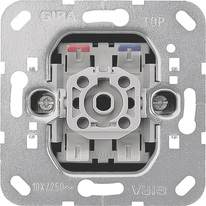 GIRA Rock Ind Sw  Off/2-Way Insert