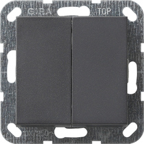 GIRA Pb Sw  Series Sw  System 55 Anthra