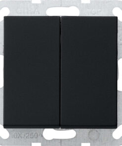 GIRA Pb Sw  2-Way 2-G System 55 Black M