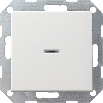 GIRA Pb Ind Sw  Off/2-Way System 55 P White M