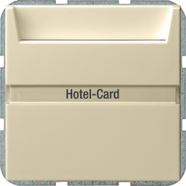GIRA Hotel-Card 2-Way M-C In Sp  System 55 Cr White
