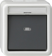 GIRA Rocker Btn No Con  S Sig  In Sp  Wp Sm Grey