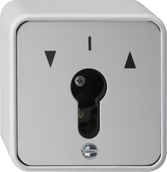 GIRA Key Btn 1-P Wp Sm Grey