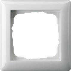 GIRA Cov Fr  1-G Standard 55 P White