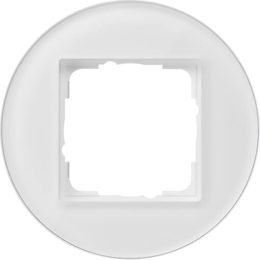 GIRA Cov Fr  1-G Gira Studio White Gl