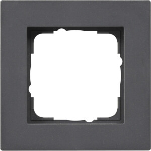 GIRA Cov Fr  1-G Flat Gira E2 Anthra