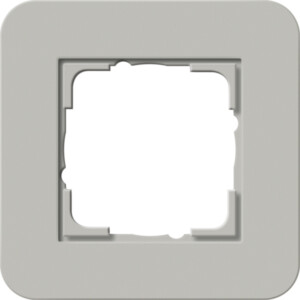 GIRA Cov Fr  1-G Gira E3 Grey/P White