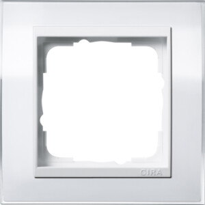 GIRA Cov Fr  1-G Interm Fr  Pw Gira Event Clear White