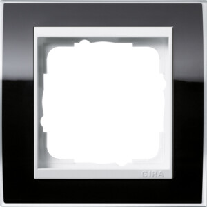 GIRA Cov Fr  1-G Interm Fr  Pw Gira Event Clear Black