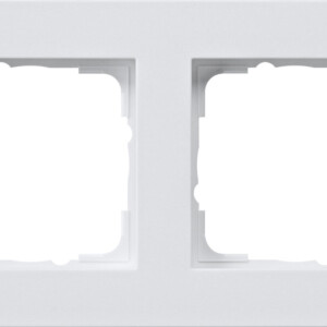 GIRA Cov Fr  2-G Flat Gira E2 P White M