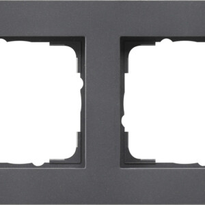 GIRA Cov Fr  2-G Flat Gira E2 Anthra