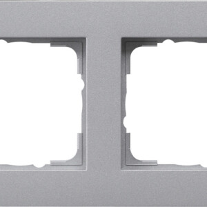 GIRA Cov Fr  2-G Flat Gira E2 C Alum