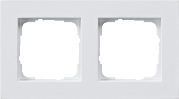 GIRA Cov Fr  2-G Flat Gira E2 P White