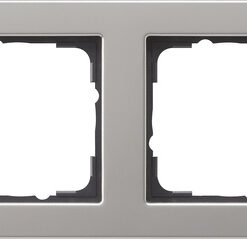 GIRA Cov Fr  2-G Gira E2 Stainl Steel