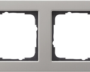 GIRA Cov Fr  2-G Gira E2 Stainl Steel
