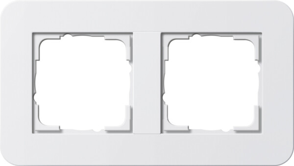 GIRA Cov Fr  2-G Gira E3 P White/P White