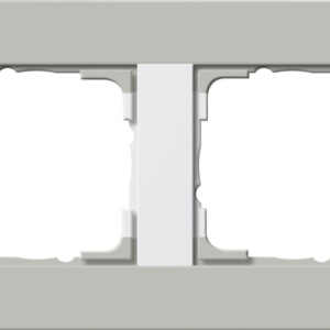 GIRA Cov Fr  2-G Gira E3 Grey/P White