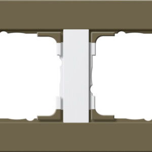 GIRA Cov Fr  2-G Gira E3 Umber/P White