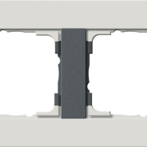 GIRA Cov Fr  2-G Gira E3 Light Grey/Anthra