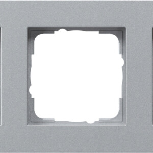 GIRA Cov Fr  3-G Flat Gira E2 C Alum