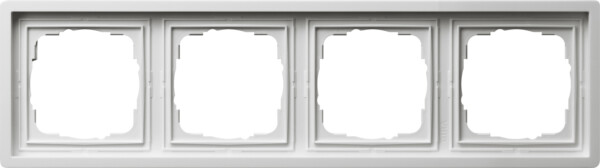 GIRA Cov Fr  4-G Gira F100 P White