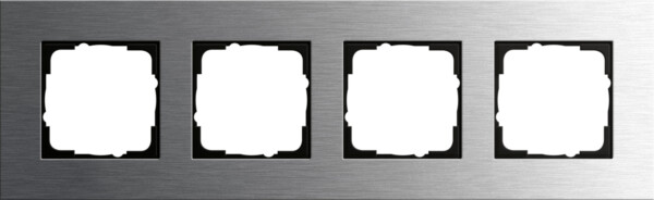 GIRA Cov Fr  4-G Gira Esprit Stainl Steel