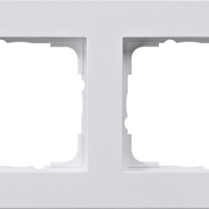 GIRA Cov Fr  4-G Flat Gira E2 P White