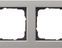 GIRA Cov Fr  4-G Gira E2 Stainl Steel