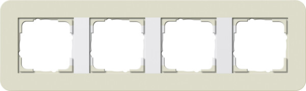 GIRA Cov Fr  4-G Gira E3 Sand/P White