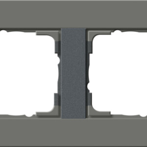 GIRA Cov Fr  4-G Gira E3 Dark Grey/Anthra