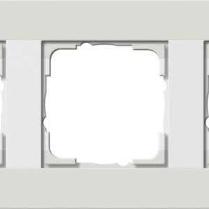 GIRA Cov Fr  5-G Gira E3 Light Grey/P White
