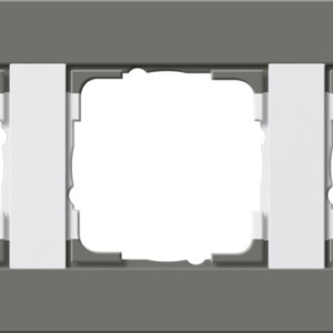 GIRA Cov Fr  5-G Gira E3 Dark Grey/P White