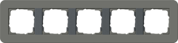 GIRA Cov Fr  5-G Gira E3 Dark Grey/Anthra