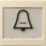 GIRA Rocker In Sp  + Sym Bell Large Raised System 55 Cr White