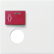 GIRA Cov  Ackermann 73073 E / E3 / 73075 A System 55 P White