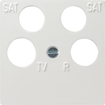 GIRA Central Pl  4-G Accessories P White